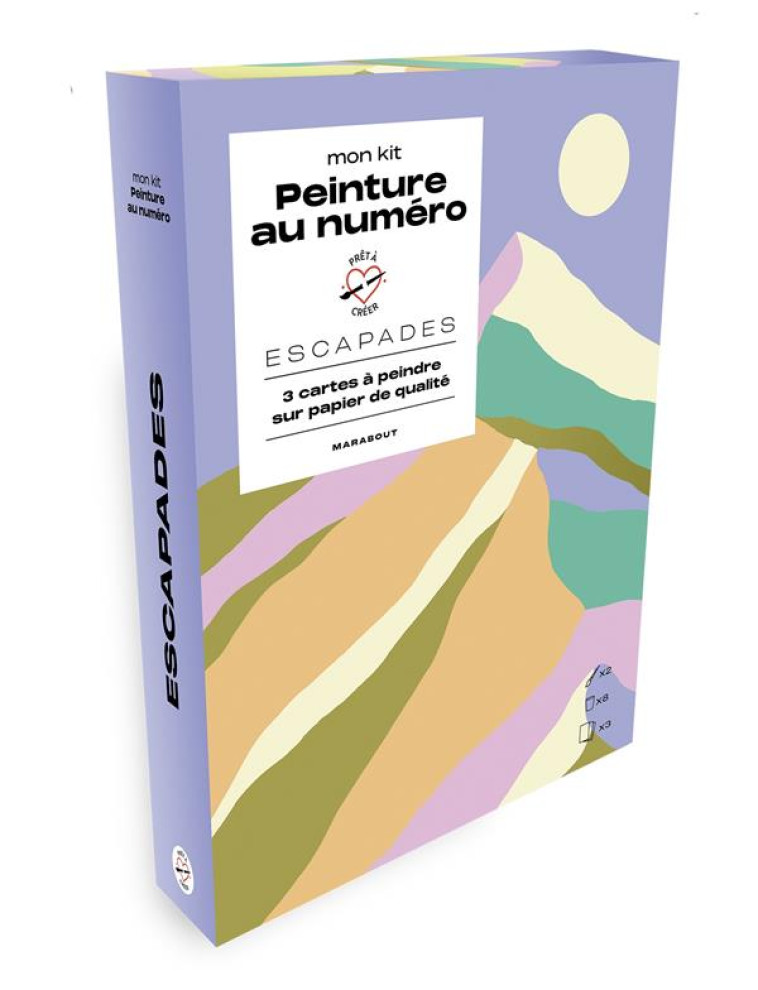 MON KIT PEINTURE AUX NUMEROS - ESCAPADES - COLLECTIF - NC