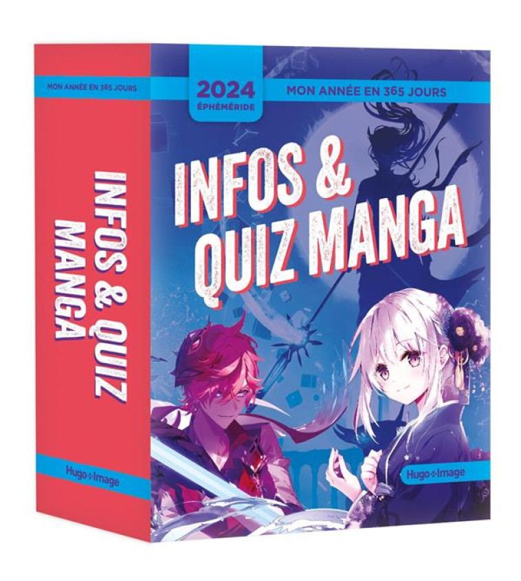 MON ANNEE - QUIZ MANGA 2024 - COLLECTIF - HUGO JEUNESSE