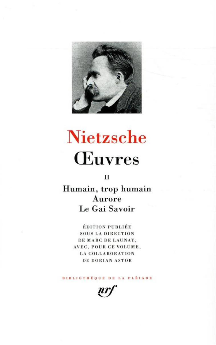 OEUVRES (TOME 2) - NIETZSCHE FRIEDRICH - GALLIMARD