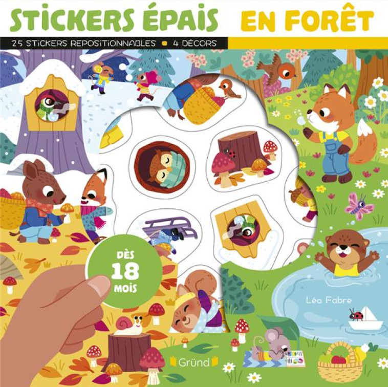 STICKERS EPAIS - EN FORET - FABRE/VAUTIER - NC