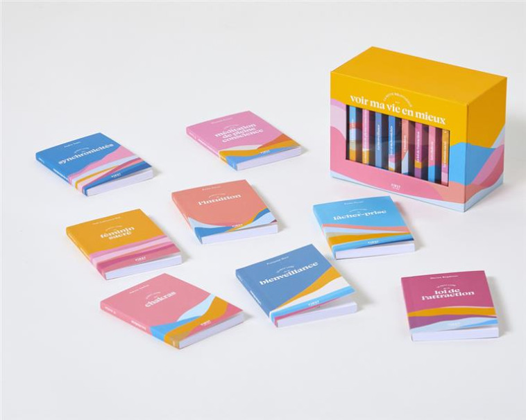 COFFRET - MA PETITE BIBLIOTHEQUE POUR VOIR MA VIE EN MIEUX - COLLECTIF - FIRST