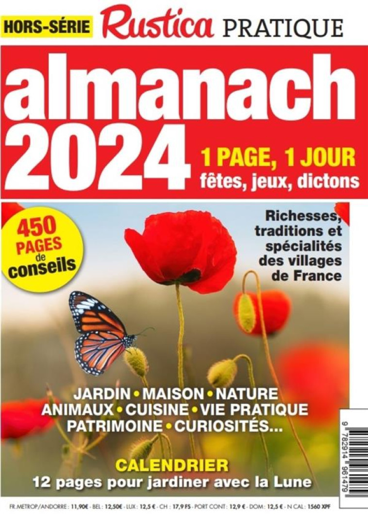 HORS SERIE RUSTICA PRATIQUE ALMANACH 2024 - COLLECTIF - RUSTICA