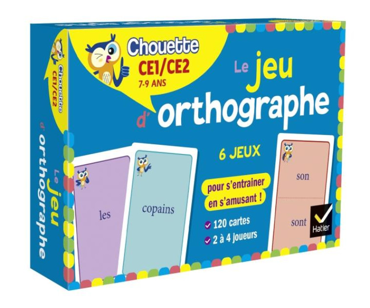 LE JEU D-ORTHOGRAPHE CE1-CE2 - AMRAM/GRISON - HATIER SCOLAIRE