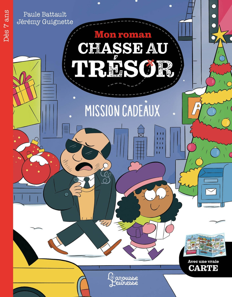 MISSION CADEAUX - MON ROMAN CHASSE AU TRESOR - BATTAULT - LAROUSSE