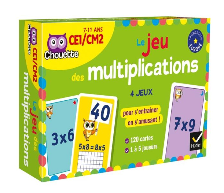 LE JEU DES MULTIPLICATIONS CE1-CM2 - DOMERGUE/IRIBARNE - HATIER SCOLAIRE