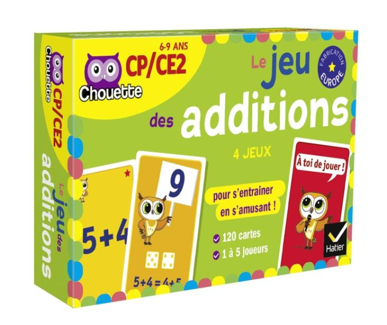 JEU DES ADDITIONS CP/CE2 - DOMERGUE/IRIBARNE - HATIER SCOLAIRE