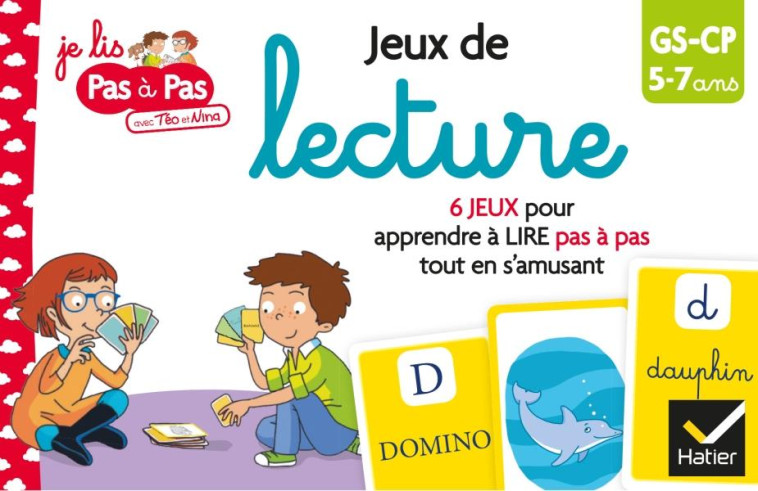 JEUX DE LECTURE TEO ET NINA GS-CP - AMRAM/GRISON - HATIER SCOLAIRE