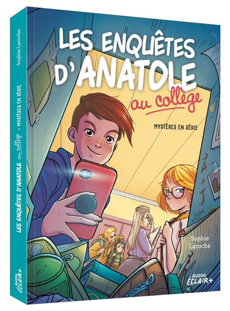 LES ENQUETES D-ANATOLE BRISTOL AU COLLEGE T01 MYSTERES EN SERIE - SOPHIE LAROCHE - PHILIPPE AUZOU