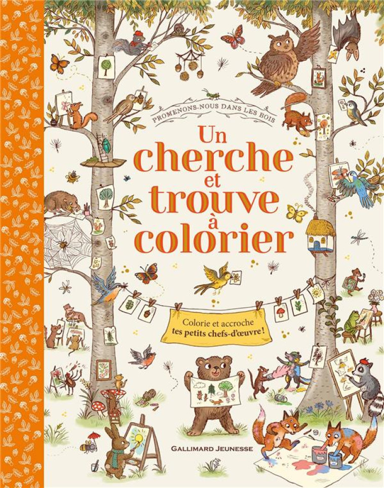 UN CHERCHE ET TROUVE A COLORIER - PIERCEY RACHEL - GALLIMARD