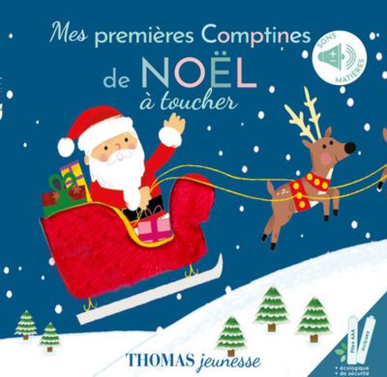 MES PREMIERES COMPTINES DE NOEL A TOUCHER - BEAUREGARD ARTHUR - THOMAS JEUNESSE