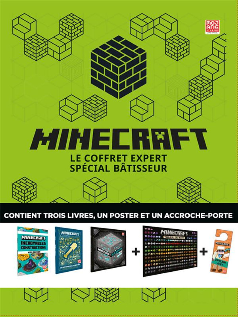 MINECRAFT : LE COFFRET EXPERT SPECIAL BATISSEUR - COLLECTIFS JEUNESSE - GALLIMARD