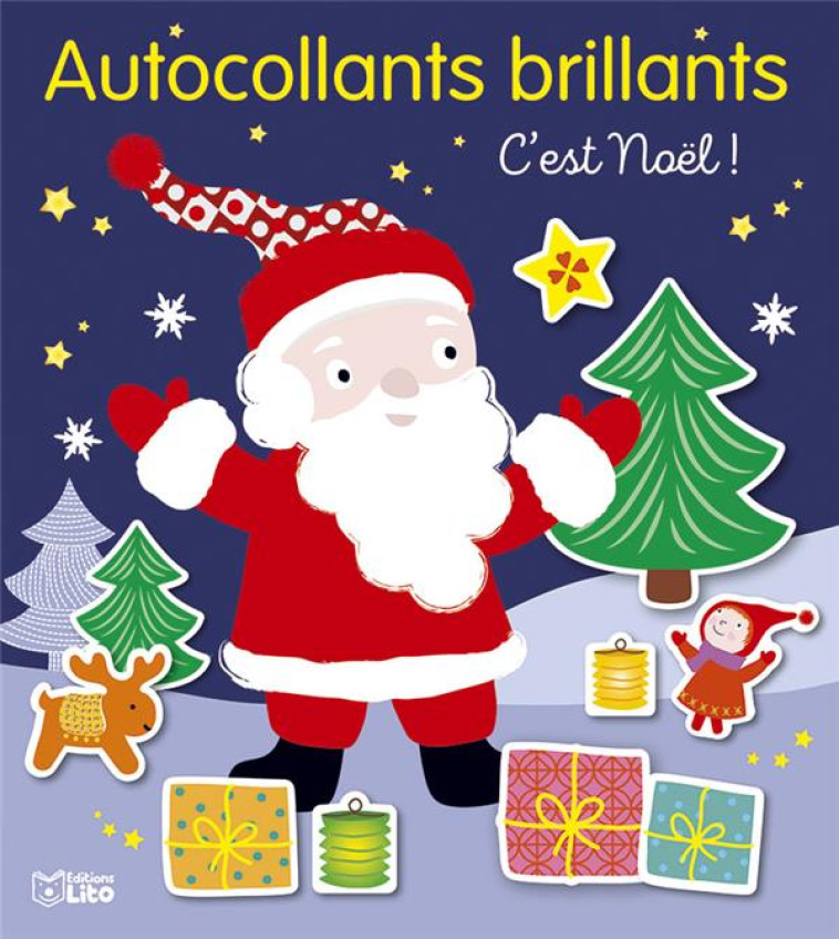 AUTOCOLLANTS BRILLANTS C-EST NOEL - LEMERLE CORINNE - LITO