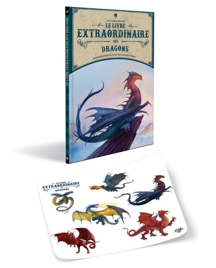 LE LIVRE EXTRAORDINAIRE DES DRAGONS (+ STICKERS) - CALDWELL STELLA - LITTLE URBAN