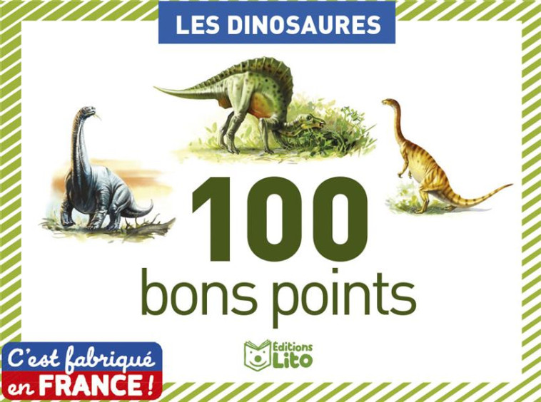 100 BONS POINTS LES DINOSAURES - BRISTOT VANNA - LITO