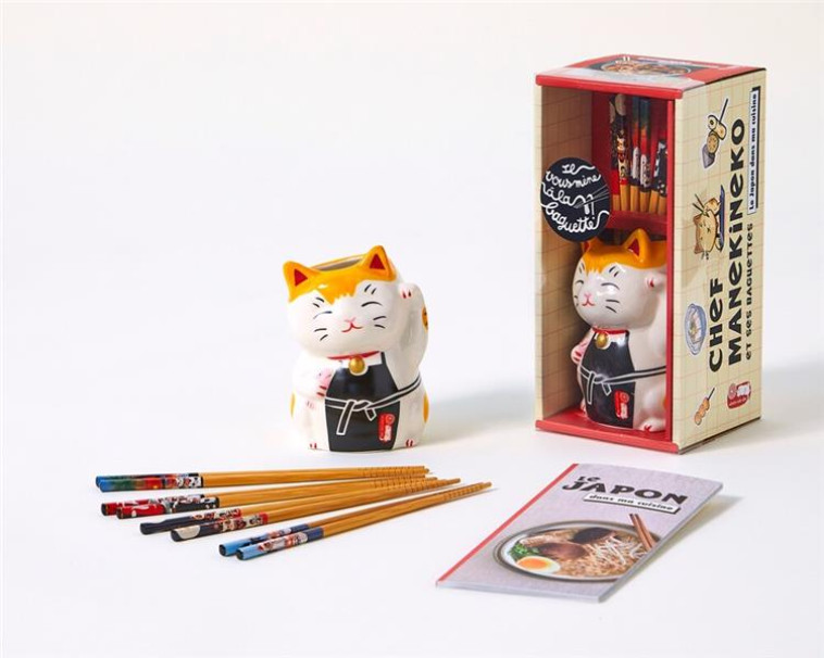 COFFRET CHEF MANEKINEKO ET SES BAGUETTES - COLLECTIF - NC