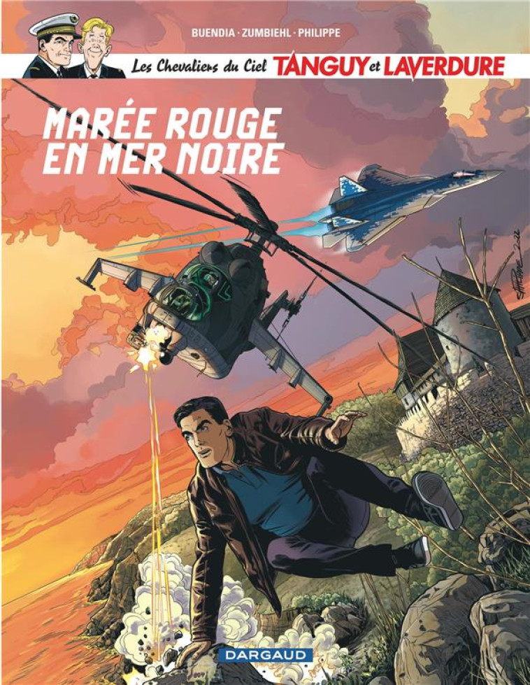 LES CHEVALIERS DU CIEL TANGUY ET LAVERDURE T11 MAREE ROUGE EN MER NOIRE - BUENDIA PATRICE - DARGAUD