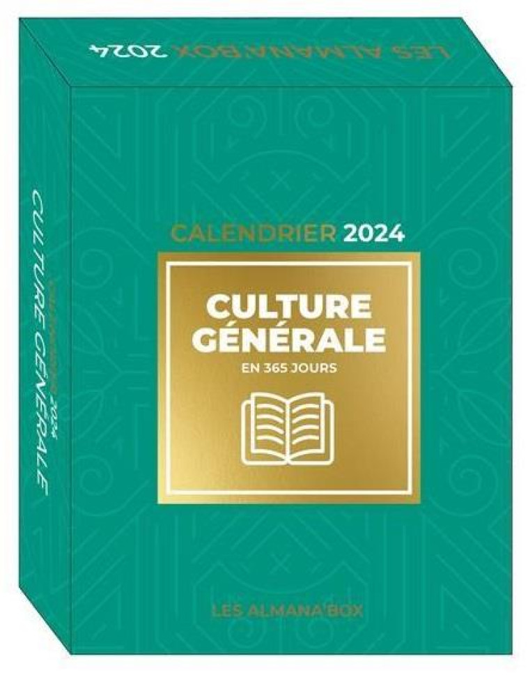 ALMANA BOX CULTURE GENERALE EN 365 JOURS 2024 - PIZZUTI ARNAUD - 365 PARIS