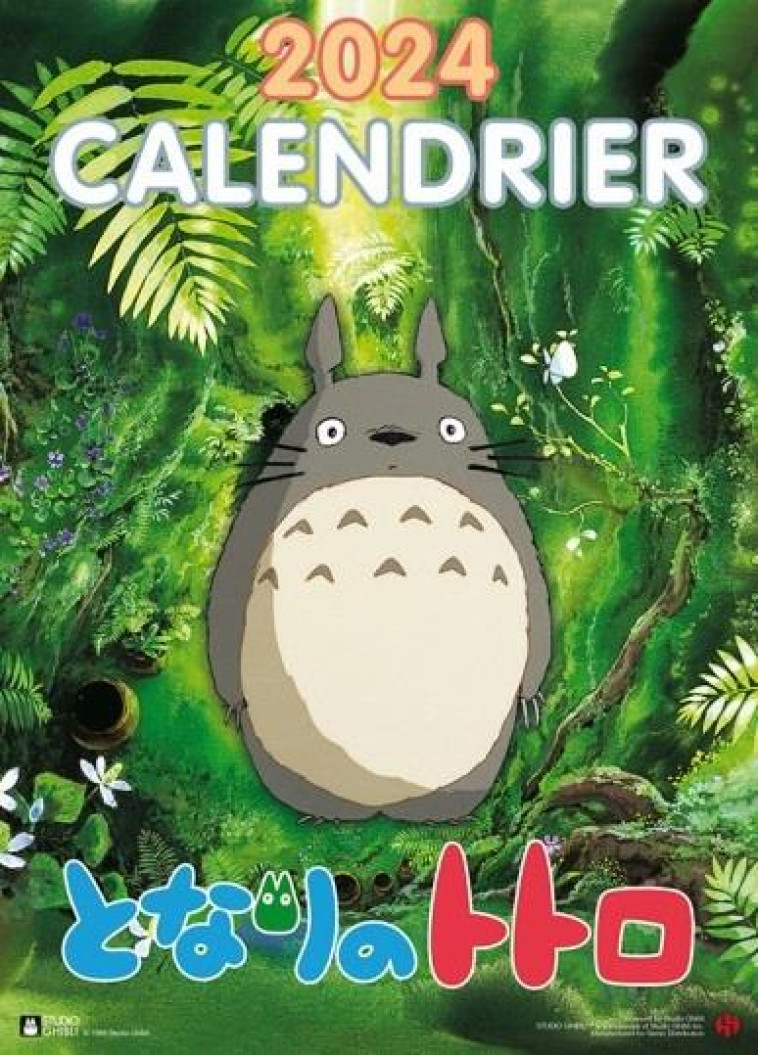 MON VOISIN TOTORO CALENDRIER 2024 - MAISON GHIBLI - NC