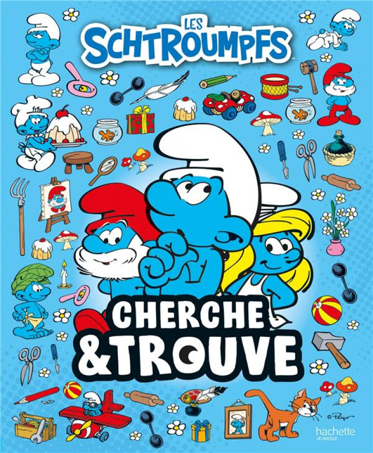 LES SCHTROUMPFS - CHERCHE ET TROUVE - XXX - HACHETTE