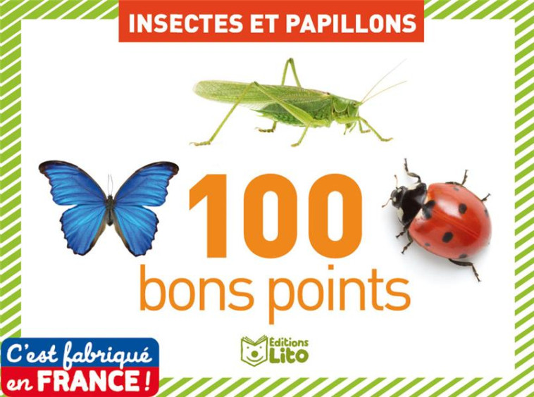 100 BONS POINTS INSECTES ET PAPILLONS - XXX - NC