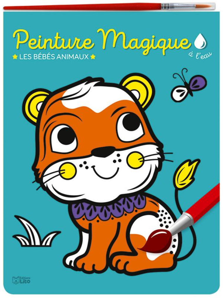 PEINTURE MAGIQUE BEBES ANIMAUX - LEMERLE - LITO