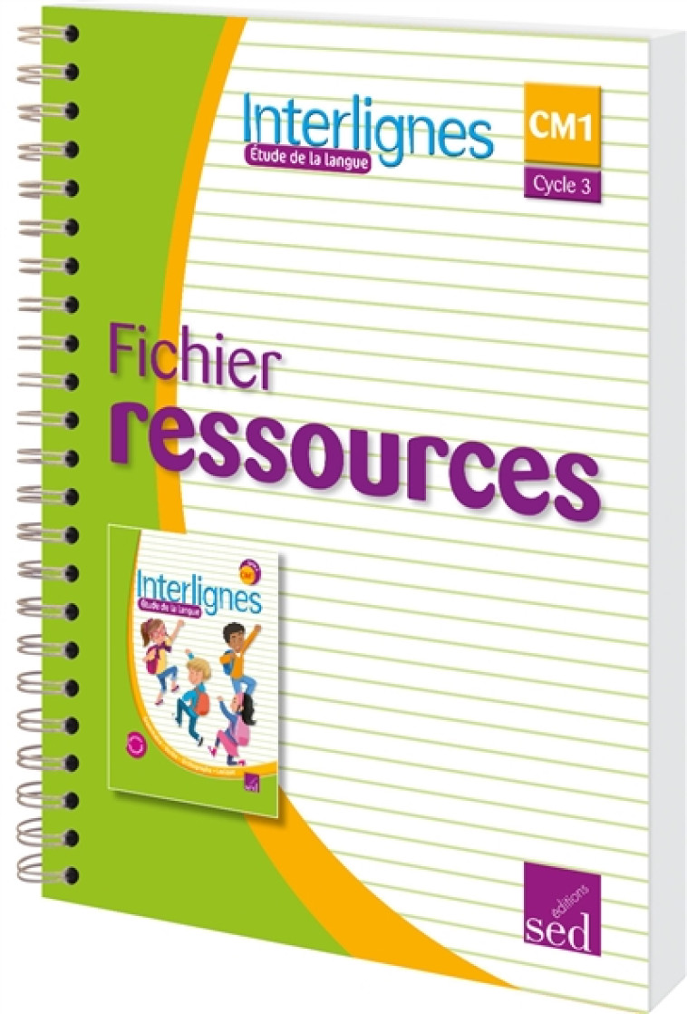 INTERLIGNES EDL CM1 FICHIER RESSOURCES - COLLECTIF - SED