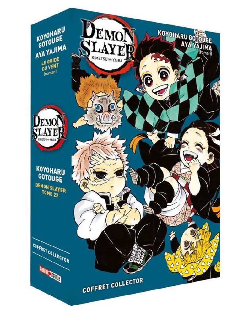 COFFRET DEMON SLAYER T22/ROMAN N 03 - GOTOUGE/YAJIMA - PANINI