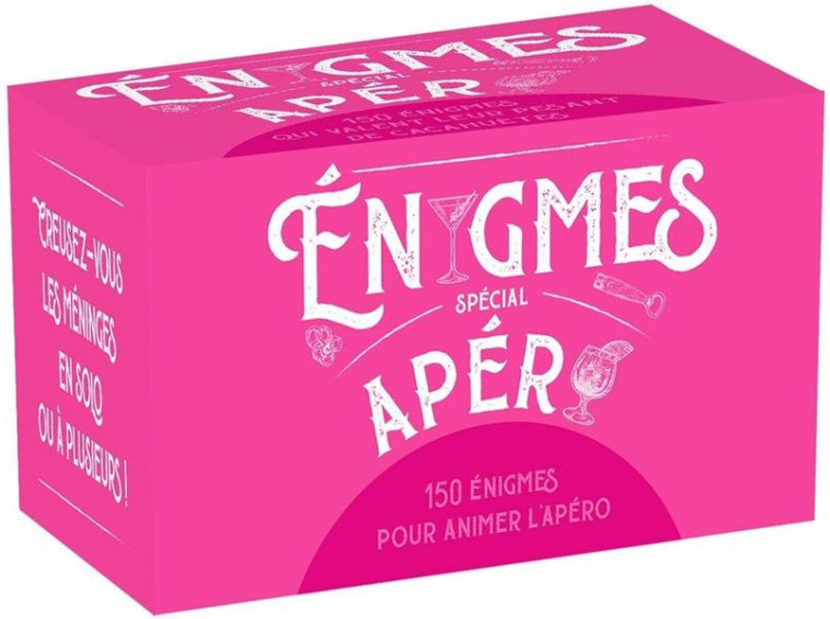 BOITE ENIGMES SPECIAL APERO - XXX - NC