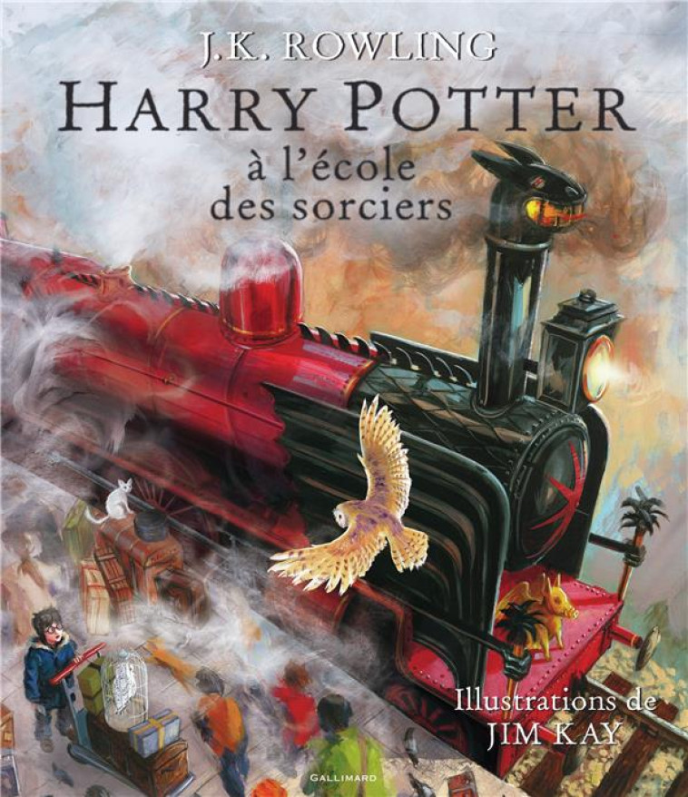 HARRY POTTER A L-ECOLE DES SORCIERS - VERSION ILLUSTREE - ROWLING/KAY - Gallimard-Jeunesse