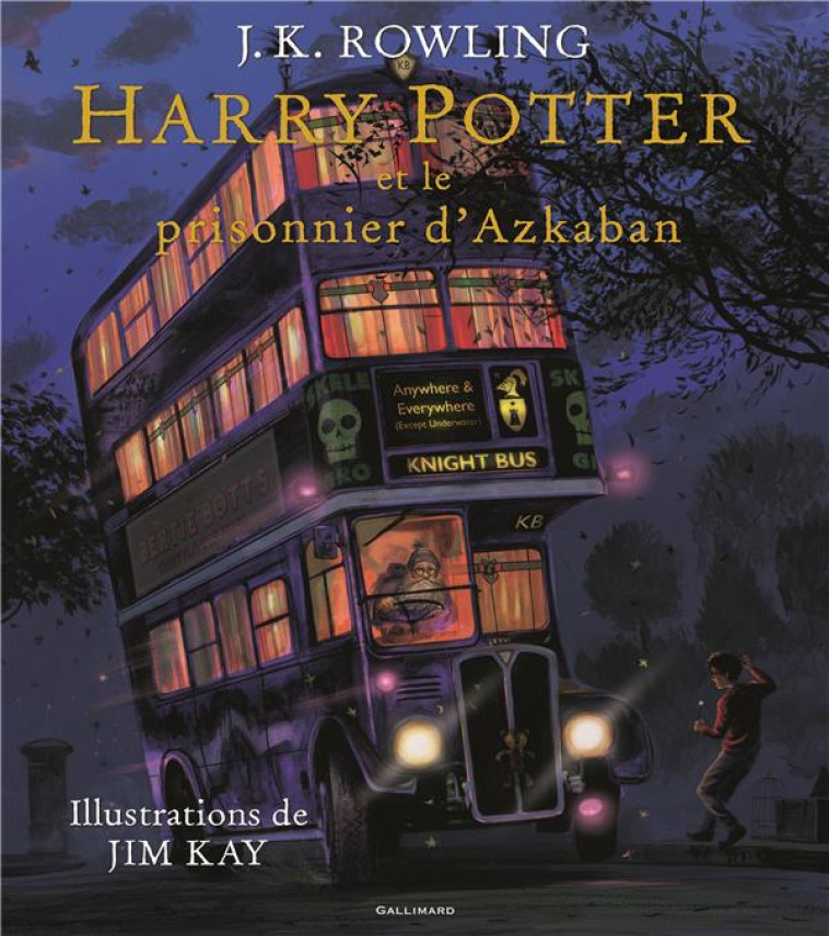 HARRY POTTER ET LE PRISONNIER D-AZKABAN VERSION ILLUSTREE - ROWLING/KAY - Gallimard-Jeunesse