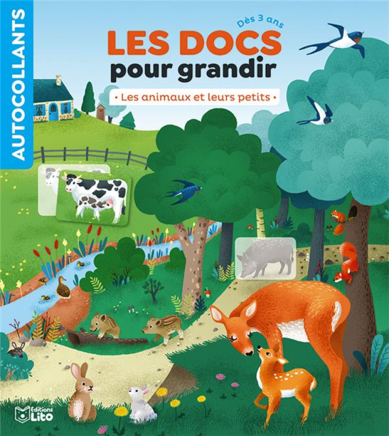 LES ANIMAUX ET LEURS PETITS  DES 3 ANS - XXX - LITO