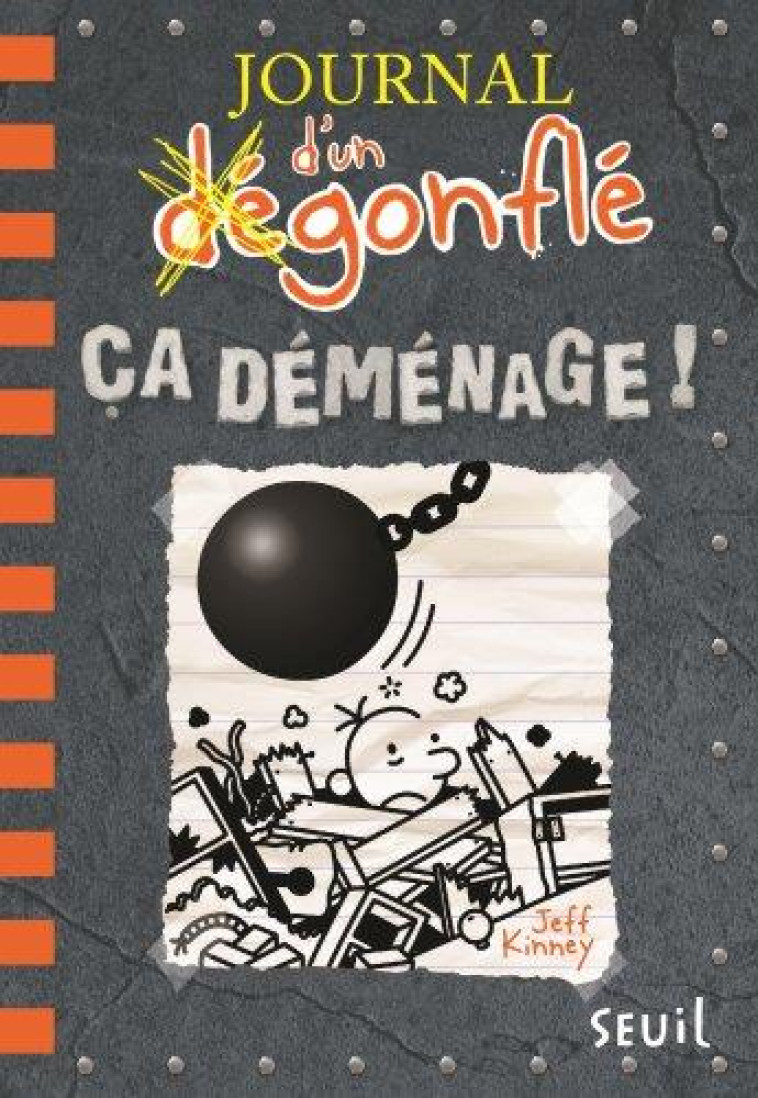 JOURNAL D'UN DEGONFLE T.14 : CA DEMENAGE ! - KINNEY, JEFF - SEUIL JEUNESSE