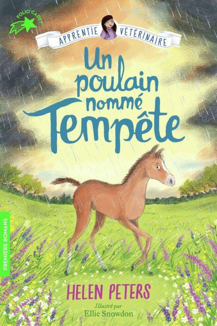 JASMINE L-APPRENTIE VETERINAIRE T09 UN POULAIN NOMME TEMPETE - HELEN PETERS - GALLIMARD