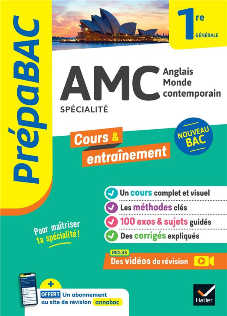 SPECIALITE AMC 1RE GENERALE ED 2023 - BITAILLOU/CHARLES - HATIER SCOLAIRE