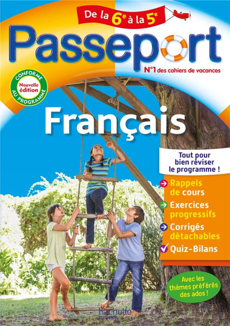 PASSEPORT FRANCAIS DE LA 6E A LA 5E - LISLE ISABELLE - HACHETTE