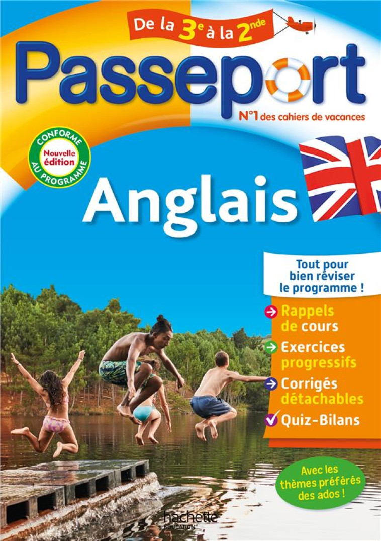 PASSEPORT ANGLAIS DE LA 3E A LA 2NDE - CAZENAVE-OATEN E L. - HACHETTE