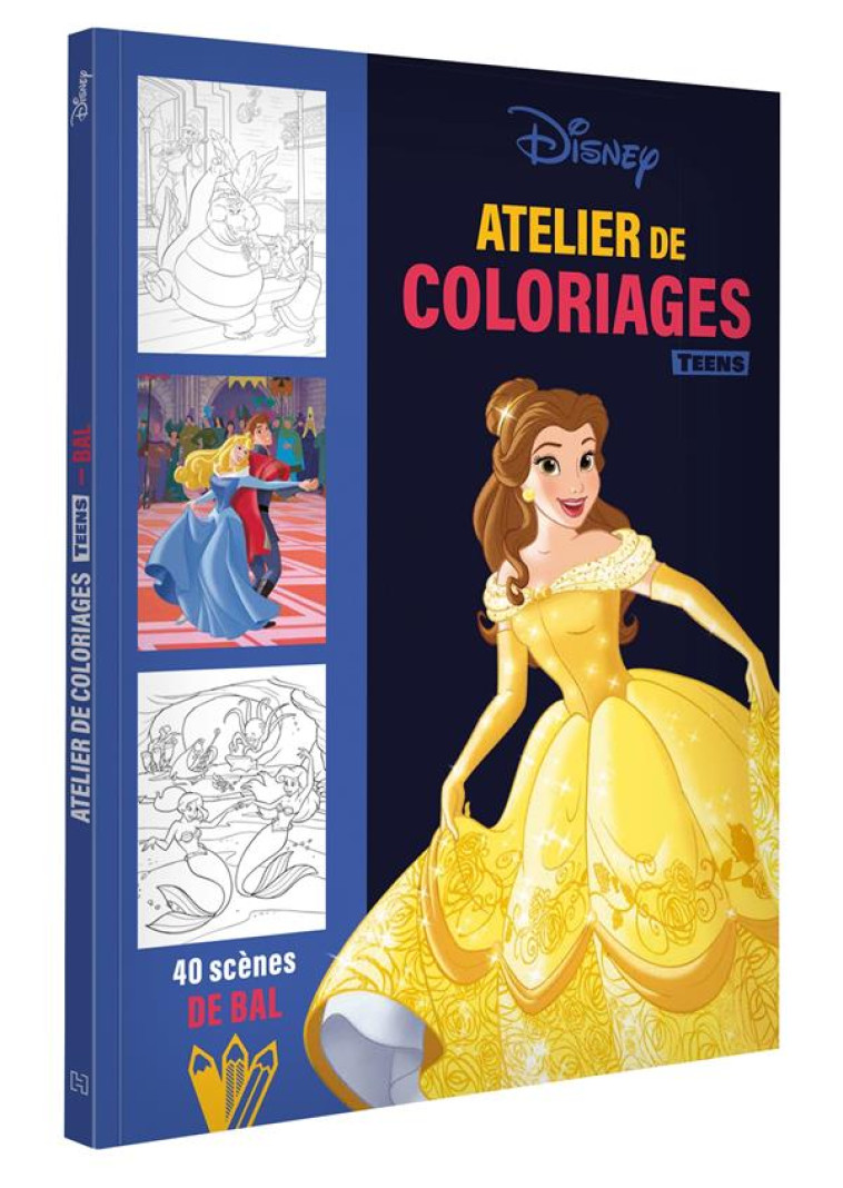 ATELIER DE COLORIAGES TEENS - 40 SCENES DE BAL - XXX - HACHETTE