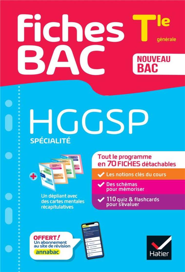 FICHES BAC HGGSP TLE (SPECIALITE) BAC 2024 - CLAVEL/VAN DE WANDEL - HATIER SCOLAIRE