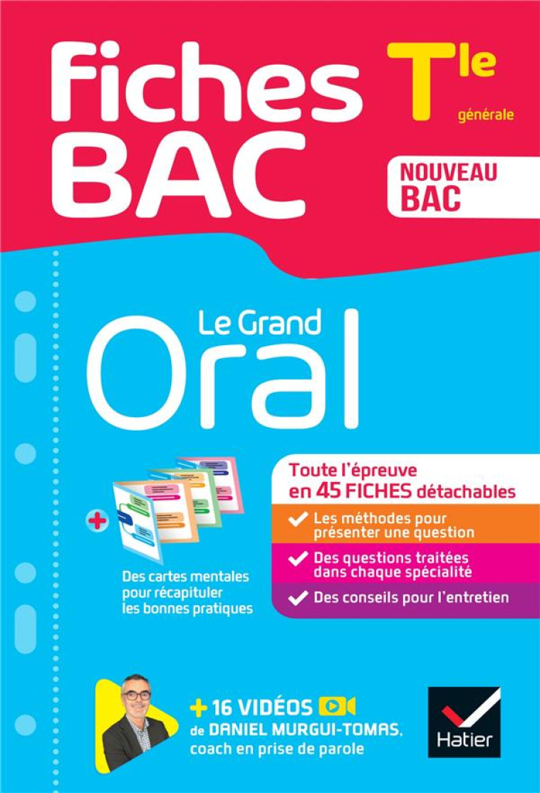 FICHES BAC LE GRAND ORAL TLE BAC 2024 - COLLECTIF - HATIER SCOLAIRE