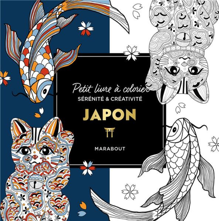 PETIT IVRE A COLORIER - JAPON - COLLECTIF - MARABOUT