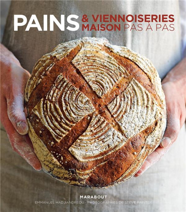 PAINS ET VIENNOISERIES MAISON PAS A PAS - HADJIANDREOU E. - MARABOUT