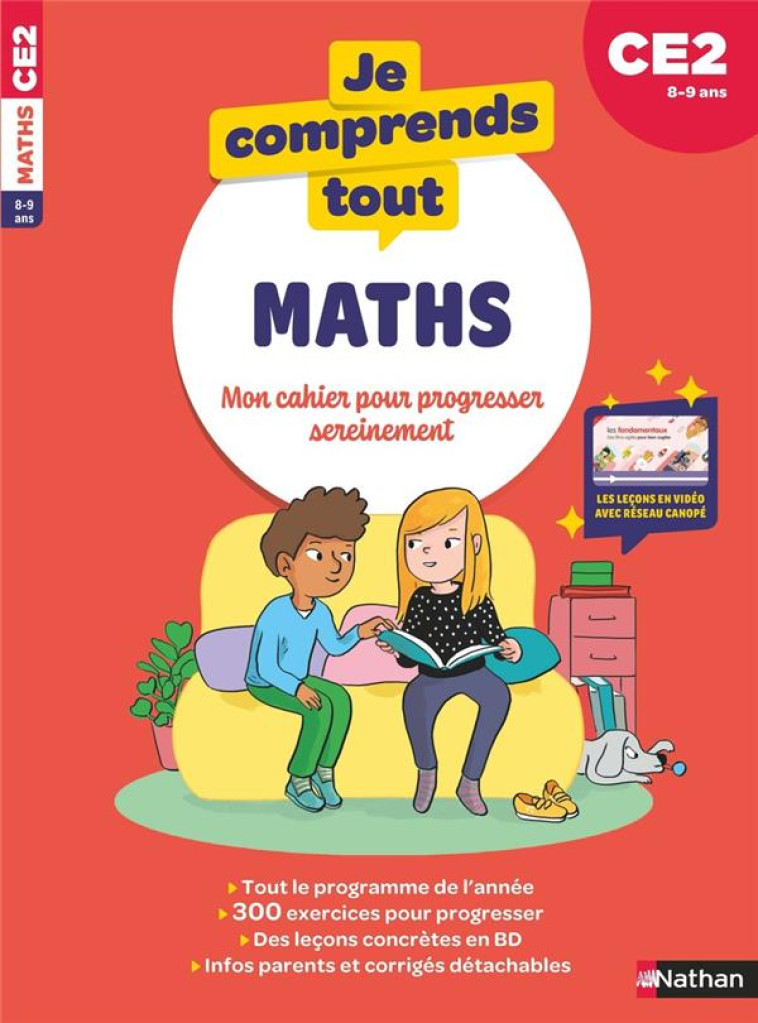 JE COMPRENDS TOUT MATHEMATIQUES CE2 - GRISON/HALBERT/MEHEE - CLE INTERNAT