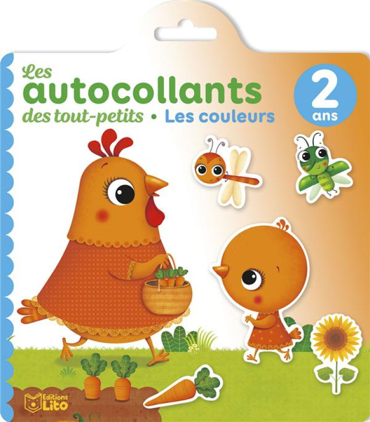 AUTOCOLLANTS TOUT-PETITS LA FERME 2 ANS - GIORDANO - LITO