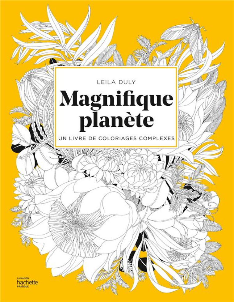 MAGNIFIQUE PLANETE - UN LIVRE DE COLORIAGES COMPLEXES - DULY LEILA - HACHETTE