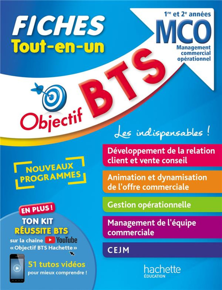 OBJECTIF BTS MCO - FICHES TOUT-EN-UN - SEGUY-MASSON/LIARD - HACHETTE