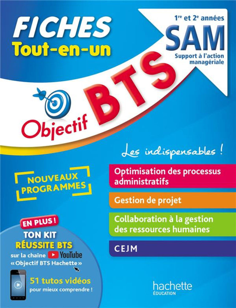 OBJECTIF BTS SAM - FICHES TOUT-EN-UN - BONNEFOUS/DRAY - HACHETTE