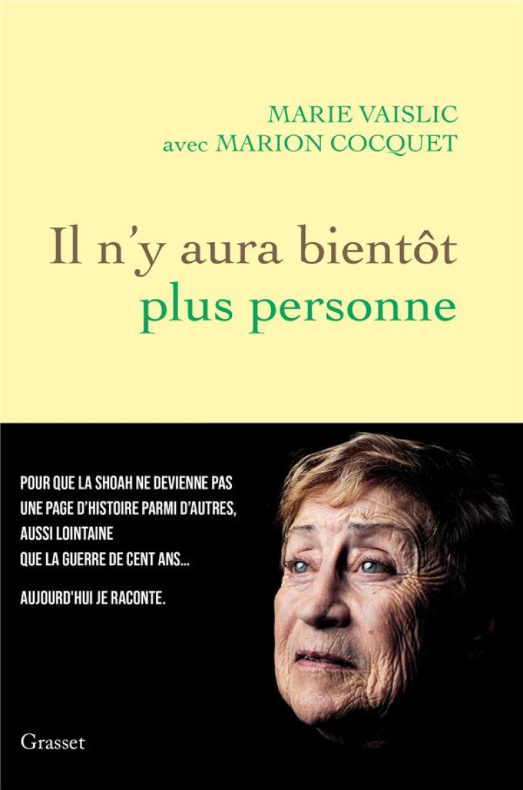 IL N-Y AURA BIENTÔT PLUS PERSONNE - VAISLIC/COCQUET - GRASSET