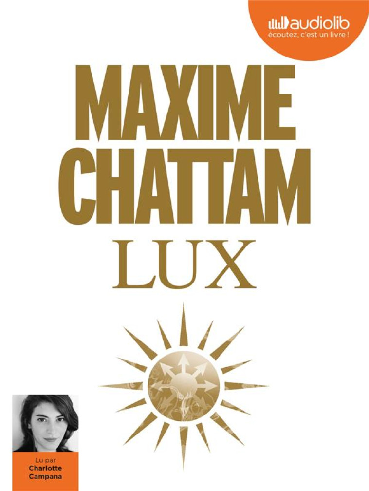 LUX - LIVRE AUDIO 2 CD MP3 - CHATTAM MAXIME - AUDIOLIB