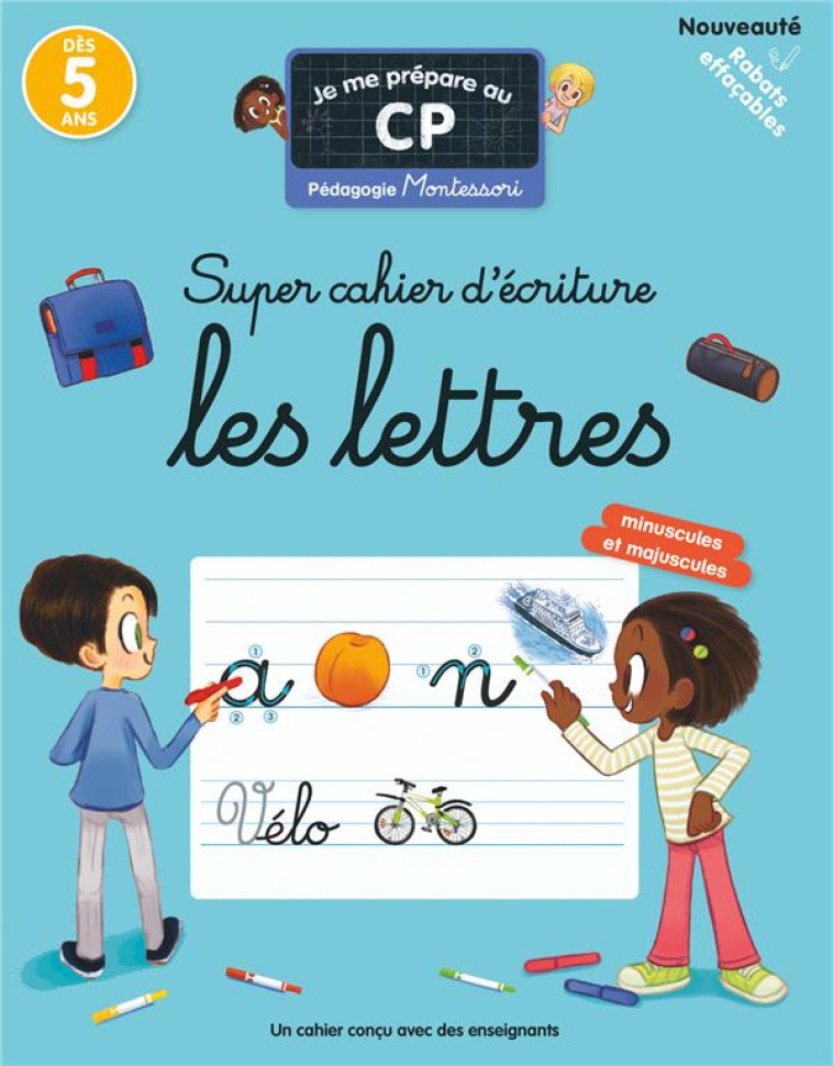 JE ME PREPARE AU CP - SUPER CAHIER D-ECRITURE - LES LETTRES - RISTORD EMMANUEL - FLAMMARION