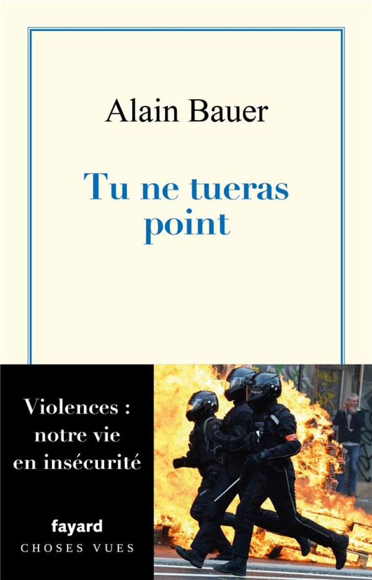 TU NE TUERAS POINT - BAUER ALAIN - FAYARD